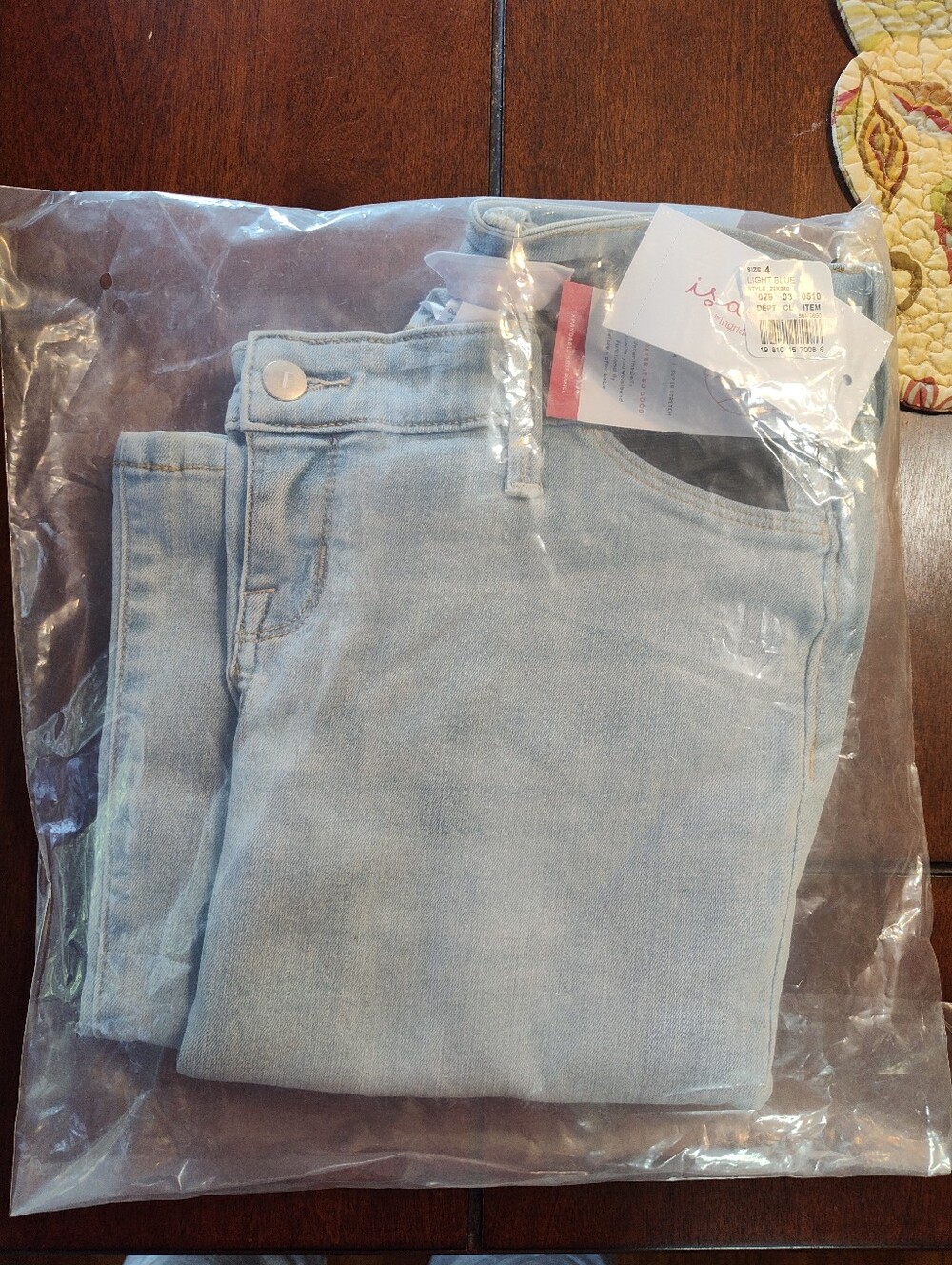 Isabel Maternity Light Blue Flare Jeans - Under Belly, Size 4 - Picture 6 of 12